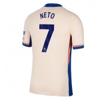 Camiseta Chelsea Pedro Neto #7 Segunda Equipación Replica 2024-25 mangas cortas